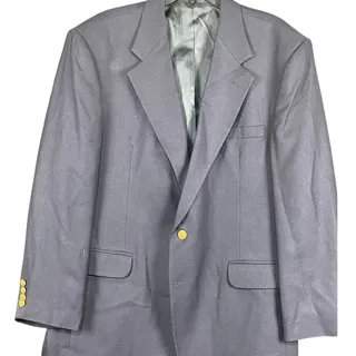 Photo of Haggar Men's single breasted Navy blue blazer size 46R