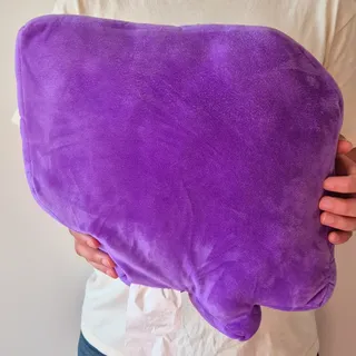 Photo of Official Twitch Glitch Logo Pillow Plush 14" Purple Gaming Room Decor