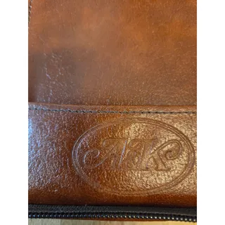 Photo of Vintage Abercrombie & Kent Leather Travel Wallet and Luggage Tags Set NWOT
