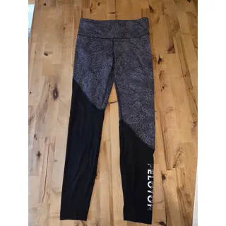 Photo of Lululemon x Peloton Speed Wunder Tight Asym Free Spirit Ice Grey Black Size 8