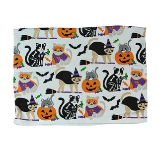 Photo of Casaba Halloween Spooky Cats Kitchen Towel