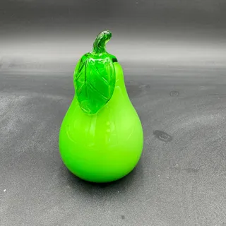 Photo of Vintage Murano Style Hand Blown Glass Fruits Blown Glass Art Retro Kitchen Decor