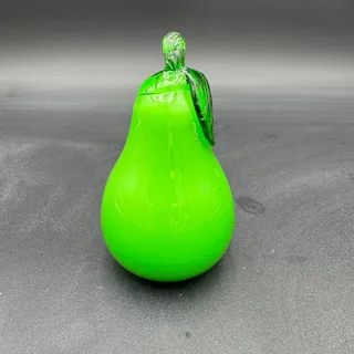 Photo of Vintage Murano Style Hand Blown Glass Fruits Blown Glass Art Retro Kitchen Decor