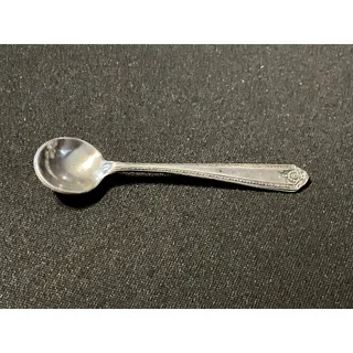 Photo of Vintage Sterling Silver Westmorland Salt Spoon Lady Hitton