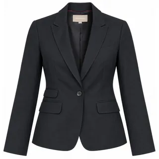 Photo of Banana Republic Blazer Size 8 Navy Tailored Preppy Classic Workwear