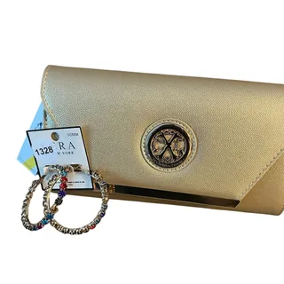 Photo of Christian Lacroix Elegant Gold Clutch Bag NWT