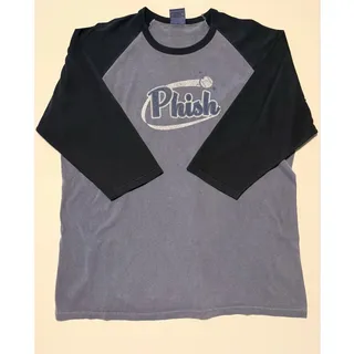 Photo of Vintage Phish Summer Tour 2004 Raglan T-Shirt Sz L Anvil 