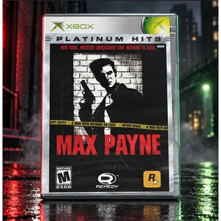 Photo of Max Payne Platinum Hits Original Xbox Complete CIB Manual pre owned