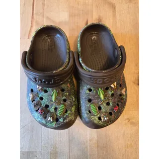 Photo of Crocs Classic Bugs Clogs for - Coffee/Multi -Childs 7