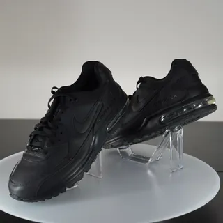 Photo of Nike Air Max Wright Triple Black Leather Sneakers 317551-002 Sz12