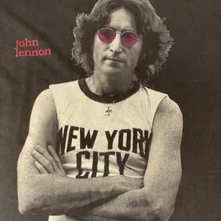 Photo of Early 2000s John Lennon Vintage Graphic T-Shirt Size XXL