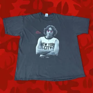 Photo of Early 2000s John Lennon Vintage Graphic T-Shirt Size XXL