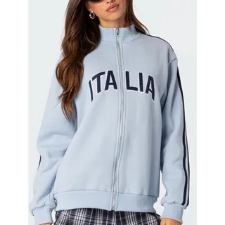 Photo of Edikted Italy Track Jacket NWT Oversized XS NWT Retail $78