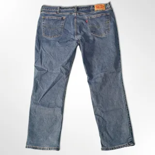 Photo of Levi's 511 Jeans Mens 42x30 Denim Slim Fit Blue Stretch Casual Zip Fly