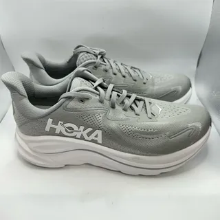 Photo of HOKA Clifton 10 Stellar Grey Sneakers 1162030-STLLR | Mens Size 9.5 US (D) | EUC