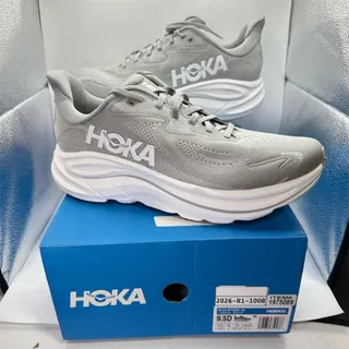 Photo of HOKA Clifton 10 Stellar Grey Sneakers 1162030-STLLR | Mens Size 9.5 US (D) | EUC
