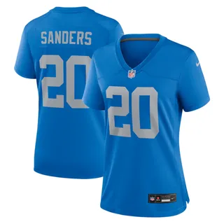 Photo of Women's Detroit Lions Barry Sanders Nike Blue Alternate Game Jersey