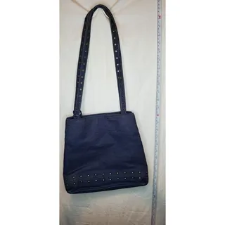 Photo of Women’s Blue Jeans Denim Shoulder Bag with Zipper Closure