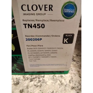 Photo of Clover Toner Printer Cartridge Replacement TN450 | Black