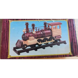 Photo of 🧨NWT Trippies Inc Carved Wooden Train