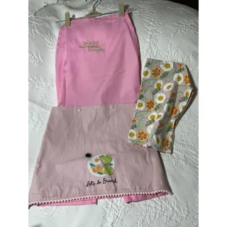 Photo of Custom Made Kitchen Apron With Embroidery & Removable Towels Washable Nice Gift