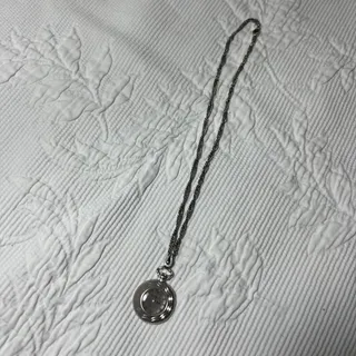 Photo of Vintage Caravelle Woman’s Pocket Watch With Chain Silver