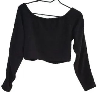 Photo of Adidas Women’s Long Sleeve Crop Top Black Size Large