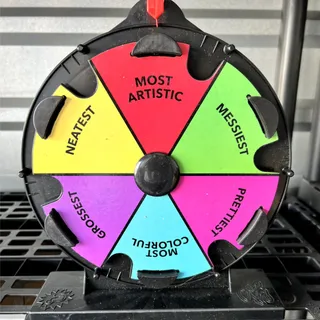 Photo of Collins Key Fake Food Mystery Challenge Wheel