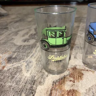 Photo of Vintage Collectible 6 Libbey Drinking Glasses “Antique Cars Collection”