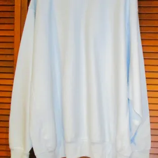 Photo of MV Sport Men's Maine Sweatshirt Size 2X Arctic Blue Fleece Lined Crewneck