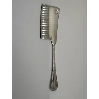 Photo of RSVP International 18/10 Stainless Cheese Cleaver Knife Ornate Beaded Handle