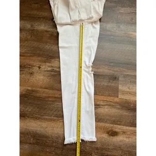 Photo of Est 1946 Denim white distressed  hi-rise jeans 12 NWOT