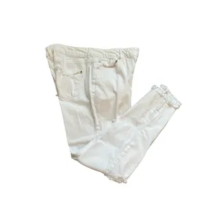 Photo of Est 1946 Denim white distressed  hi-rise jeans 12 NWOT