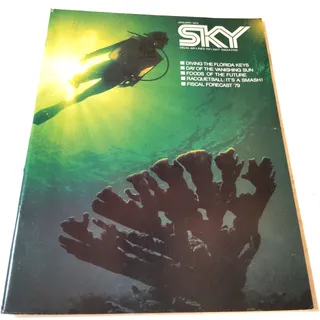 Photo of Delta SKY In-Flight Magazine - January 1979 - Diving Florida Keys, Racquetball