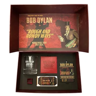 Photo of Bob Dylan  VIP Gift Box 2023 Rough & Rowdy Ways World Wide Tour 2021-2024 NIB