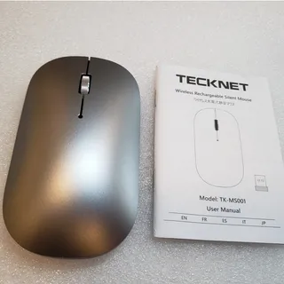Photo of TECKNET Wireless Rechargeable Optical Mouse - Silver Model EGM010015-01