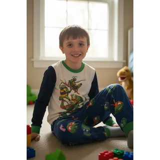 Photo of Teenage Mutant Ninja Turtles Pajama Set Size 6/7