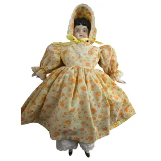 Photo of Vintage, 17 Inch Tall, China Head Doll
