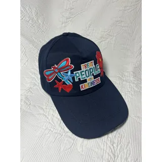 Photo of Custom Navy Blue Layered Patches Trucker Hat Adjustable Snap Back