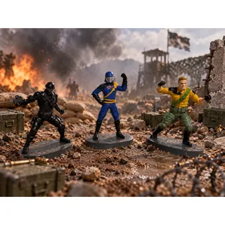 Photo of G.I. Joe Just Play 2.25” Mini Figures Lot Duke Snake Eyes Cobra Commander NEW