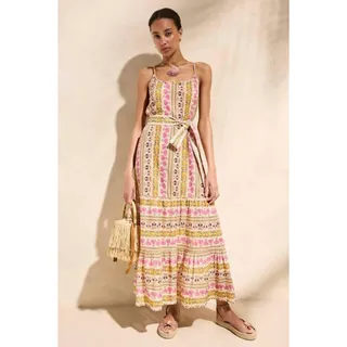 Photo of Marie Oliver Kinley Maxi Dress Seashell Print M NWT Resort Coastal Chic