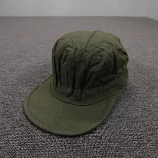 Photo of Vintage Korean War US Army Utility Cap Cotton OG-107 Texas Miller 1953 Size 7