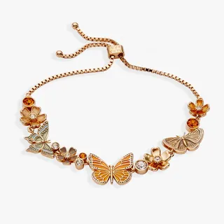 Photo of New York Botanical Garden® Butterfly Inline Bolo Bracelet: Gold