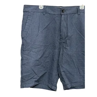 Photo of Union Men's Chino Shorts Blue/Black Striped 36W NWT
