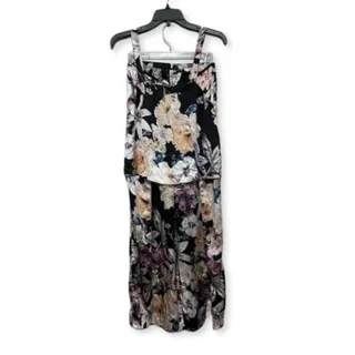 Photo of Midnight Laundry Sleepwear Set Sleeveless Top Pull On Pants Floral Multicolor XS