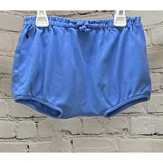 Photo of Ralph Lauren Baby Girl’s Cotton Blue Bloomer Short (Size 24M)