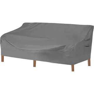Photo of Vailge Heavy Duty 3-Seater Patio Sofa Cover 72"x44"x23" Waterproof Outdoor Grey