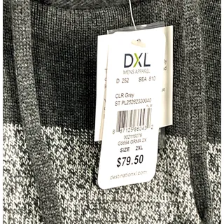 Photo of Society of One Men's pullover loose collar sweater 2XL size