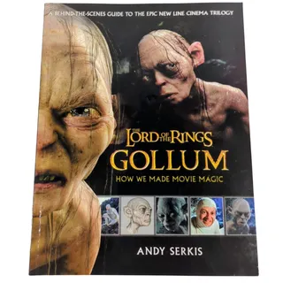 Photo of Lord Of The Rings Gollum Andy Serkis 2003 Behind Scenes Guide Houghton Mifflin