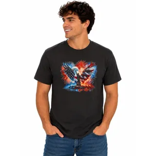Photo of Black 250th USA Anniversary T-Shirt Size: L